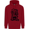 A Skeleton Photographer Photography Childrens Kids Hoodie Red