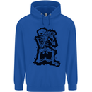 A Skeleton Photographer Photography Childrens Kids Hoodie Royal Blue