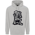 A Skeleton Photographer Photography Mens 80% Cotton Hoodie Sports Grey