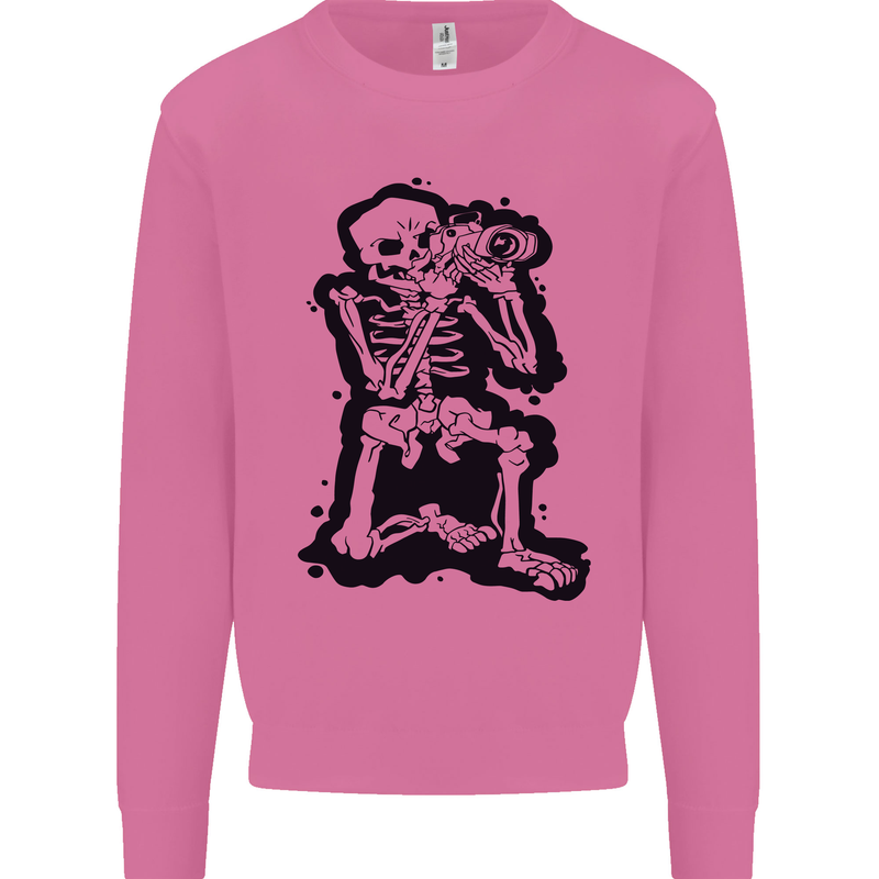 A Skeleton Photographer Photography Mens Sweatshirt Jumper Azalea
