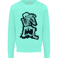 A Skeleton Photographer Photography Mens Sweatshirt Jumper Peppermint