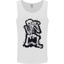 A Skeleton Photographer Photography Mens Vest Tank Top White