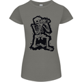 A Skeleton Photographer Photography Womens Petite Cut T-Shirt Charcoal