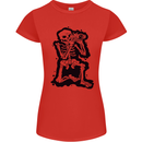A Skeleton Photographer Photography Womens Petite Cut T-Shirt Red