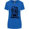 A Skeleton Photographer Photography Womens Wider Cut T-Shirt Royal Blue