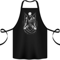 A Skeleton in Bondage Skull Horror Gothic Goth Cotton Apron 100% Organic Black