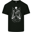 A Skeleton in Bondage Skull Horror Gothic Goth Mens Cotton T-Shirt Tee Top Black