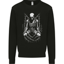 A Skeleton in Bondage Skull Horror Gothic Goth Mens Sweatshirt Jumper Black