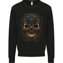 A Skull Made of Scrap Mens Sweatshirt Jumper Black