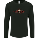 A Skull With Tentacles Mens Long Sleeve T-Shirt Black