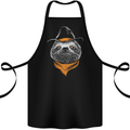 A Sloth Cowboy Cotton Apron 100% Organic Black