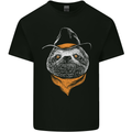 A Sloth Cowboy Kids T-Shirt Childrens Black