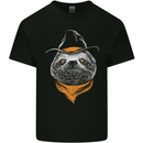 A Sloth Cowboy Kids T-Shirt Childrens Black