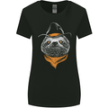 A Sloth Cowboy Womens Wider Cut T-Shirt Black