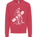 A Snowboarder Snowboarding Kids Sweatshirt Jumper Heliconia