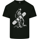A Snowboarder Snowboarding Kids T-Shirt Childrens Black