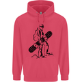 A Snowboarder Snowboarding Winter Sports Childrens Kids Hoodie Heliconia