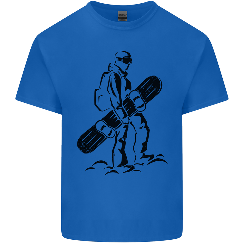 A Snowboarder Snowboarding Winter Sports Kids T-Shirt Childrens Royal Blue