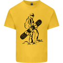 A Snowboarder Snowboarding Winter Sports Kids T-Shirt Childrens Yellow