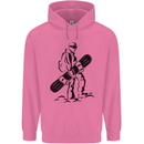A Snowboarder Snowboarding Winter Sports Mens 80% Cotton Hoodie Azelea
