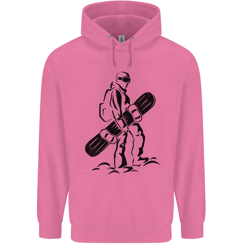 A Snowboarder Snowboarding Winter Sports Mens 80% Cotton Hoodie Azelea