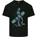 A Snowboarding Figure Snowboarder Kids T-Shirt Childrens Black