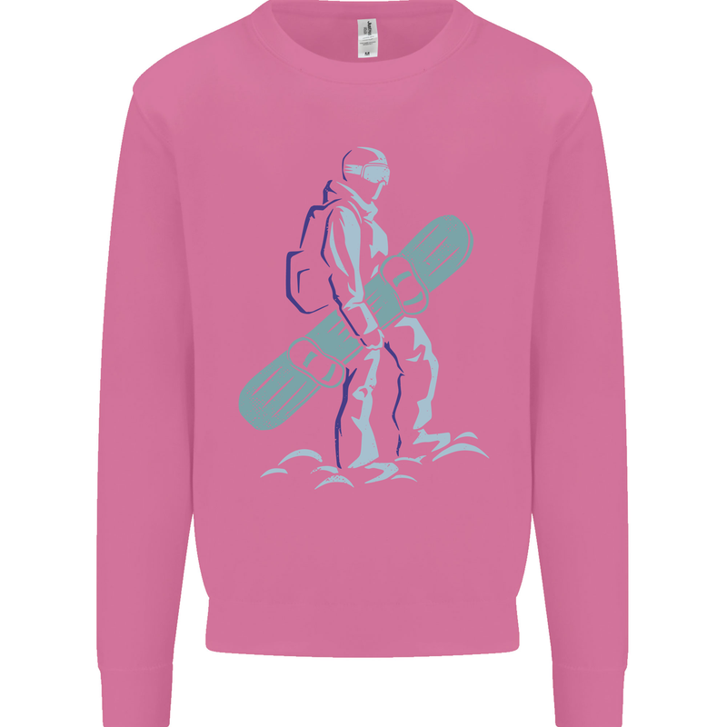 A Snowboarding Figure Snowboarder Mens Sweatshirt Jumper Azalea