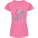A Snowboarding Figure Snowboarder Womens Petite Cut T-Shirt Azalea