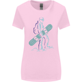 A Snowboarding Figure Snowboarder Womens Wider Cut T-Shirt Light Pink