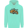 A Steampunk Dolphin Childrens Kids Hoodie Peppermint