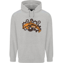 A Steampunk Dolphin Childrens Kids Hoodie Sports Grey
