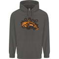 A Steampunk Dolphin Childrens Kids Hoodie Storm Grey
