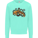 A Steampunk Dolphin Kids Sweatshirt Jumper Peppermint