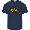 A Steampunk Dolphin Kids T-Shirt Childrens Navy Blue