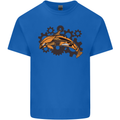 A Steampunk Dolphin Kids T-Shirt Childrens Royal Blue