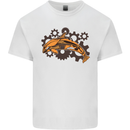 A Steampunk Dolphin Kids T-Shirt Childrens White