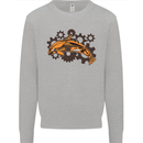 A Steampunk Dolphin Mens Sweatshirt Jumper Sports Grey