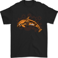 A Steampunk Dolphin Mens T-Shirt 100% Cotton Black