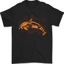 A Steampunk Dolphin Mens T-Shirt 100% Cotton Black