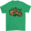 A Steampunk Dolphin Mens T-Shirt 100% Cotton Irish Green