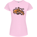 A Steampunk Dolphin Womens Petite Cut T-Shirt Light Pink