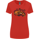 A Steampunk Dolphin Womens Wider Cut T-Shirt Red