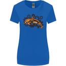 A Steampunk Dolphin Womens Wider Cut T-Shirt Royal Blue