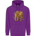 A Steampunk Elephant Childrens Kids Hoodie Purple