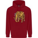 A Steampunk Elephant Childrens Kids Hoodie Red