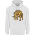 A Steampunk Elephant Childrens Kids Hoodie White