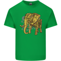 A Steampunk Elephant Kids T-Shirt Childrens Irish Green