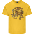 A Steampunk Elephant Kids T-Shirt Childrens Yellow