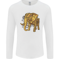 A Steampunk Elephant Mens Long Sleeve T-Shirt White