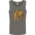 A Steampunk Elephant Mens Vest Tank Top Charcoal